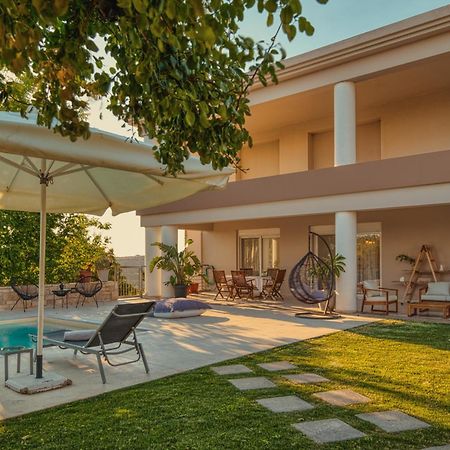 Blue Sky Villa In Crete Epano Vathia Exterior foto